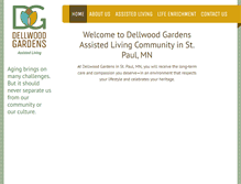 Tablet Screenshot of dellwoodgardens.com